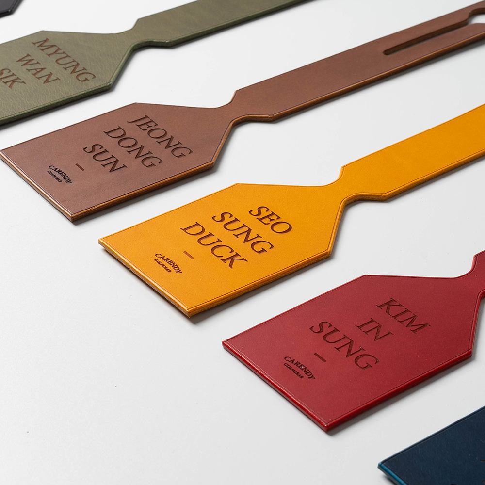 골프 네임택 캐디백 골프백 이름표 가방 가죽 네임텍 단체 제작 제품 이미지