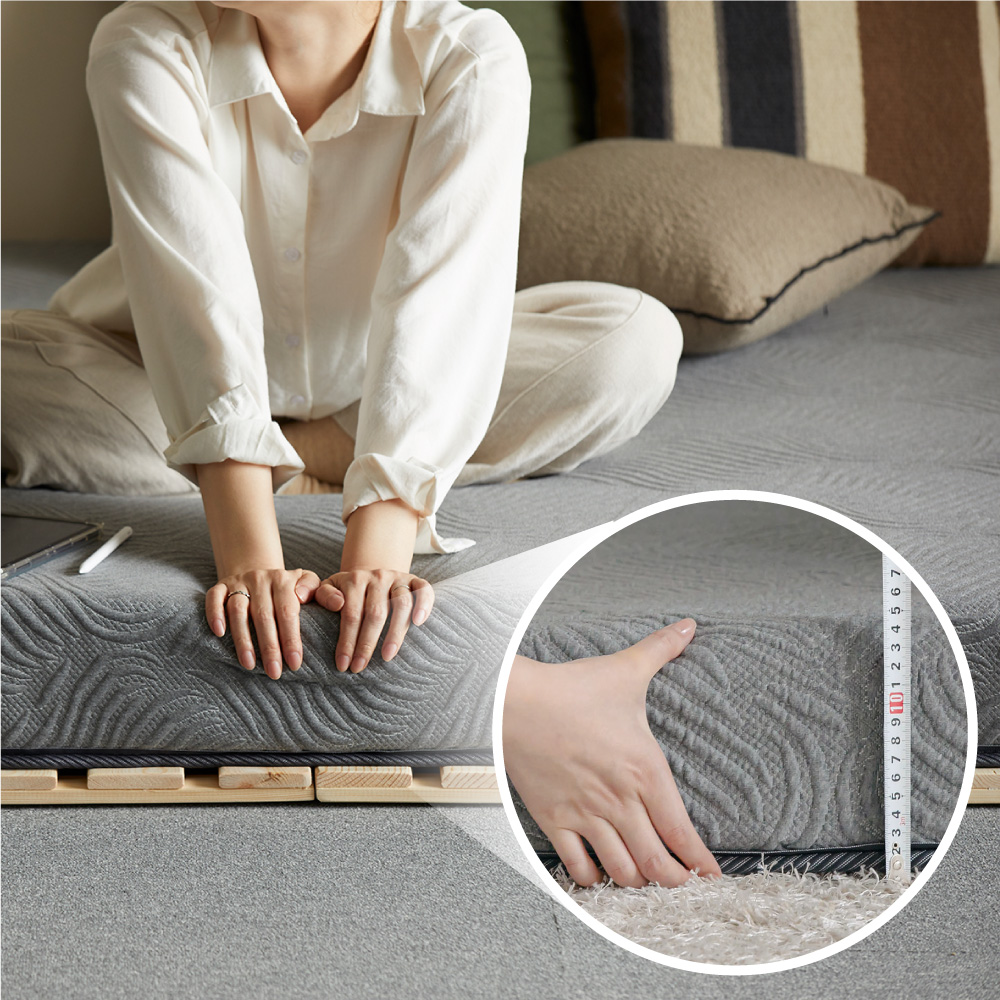 체압분산 매트리스 텐포트 시그니처 허리에좋은 단단한 하드 토퍼 매트릭스 바닥 수면 S