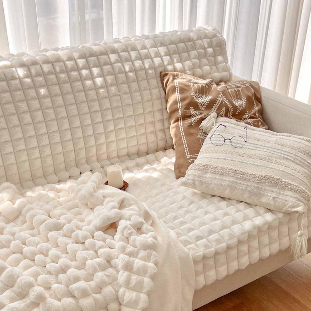 마리엔젤 클래식 스퀘어 엠보 극세사 겨울담요 중형