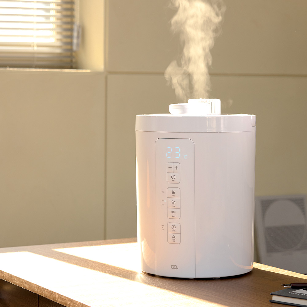 오아 플렌티스팀 3L 올 스텐 가열식 가습기 아기 신생아 자동세척 살균 대용량 온열