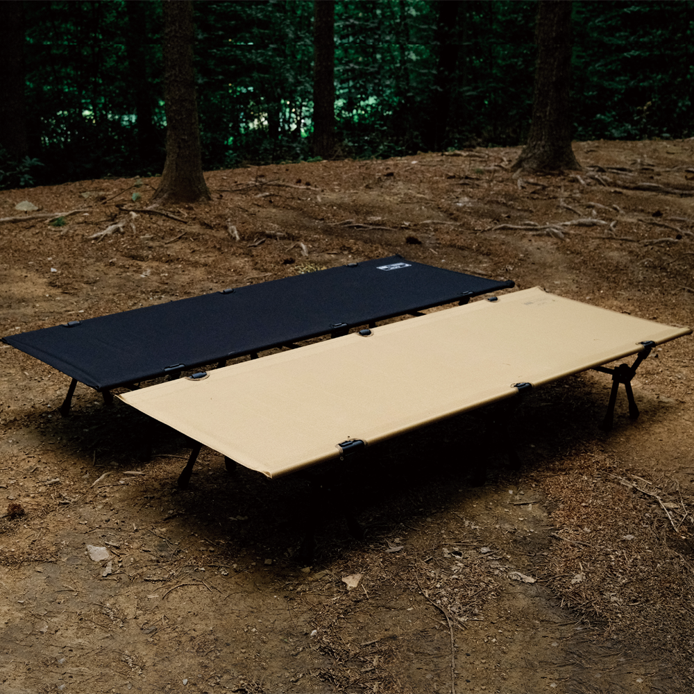 폴라리스 플랫 코트 야전침대 높이 조절 접이식 경량 캠핑 휴대용 간이 침대