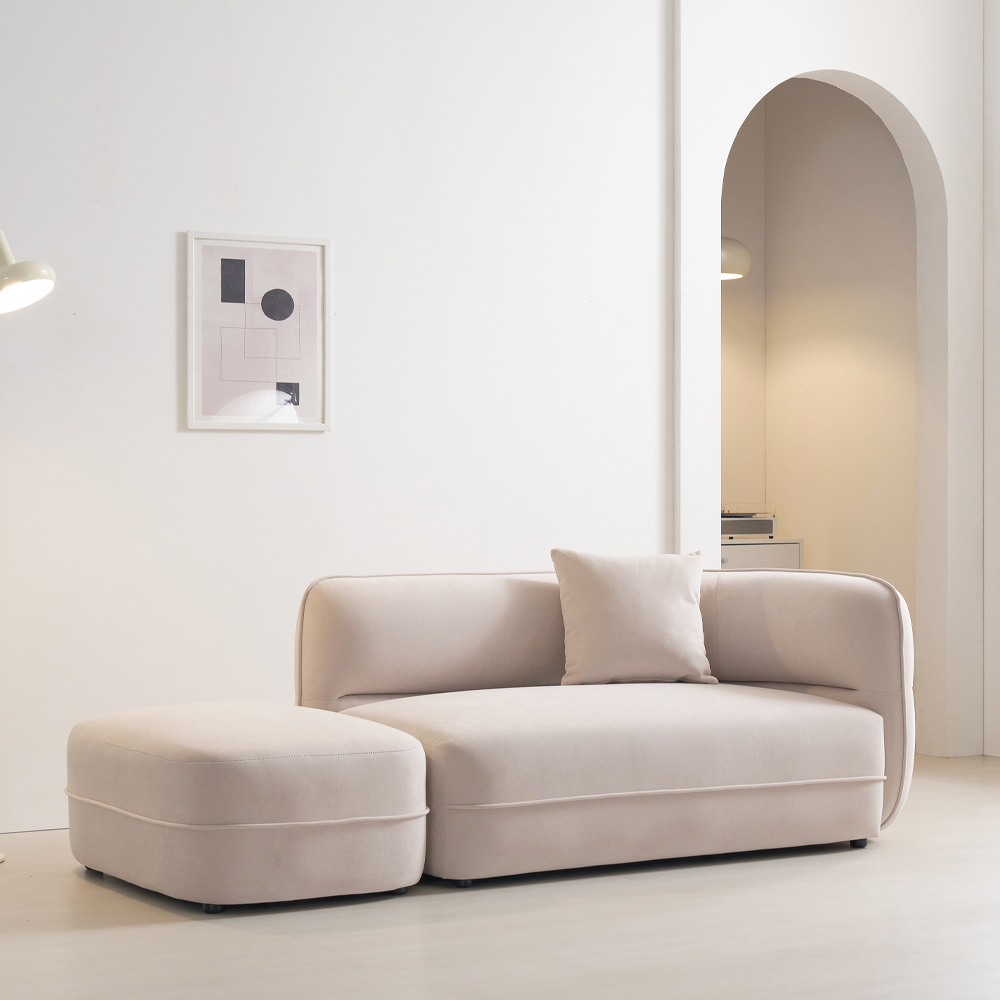 서광퍼니처 루시 아쿠아텍스 패브릭 2인 스툴세트 소파 jf2