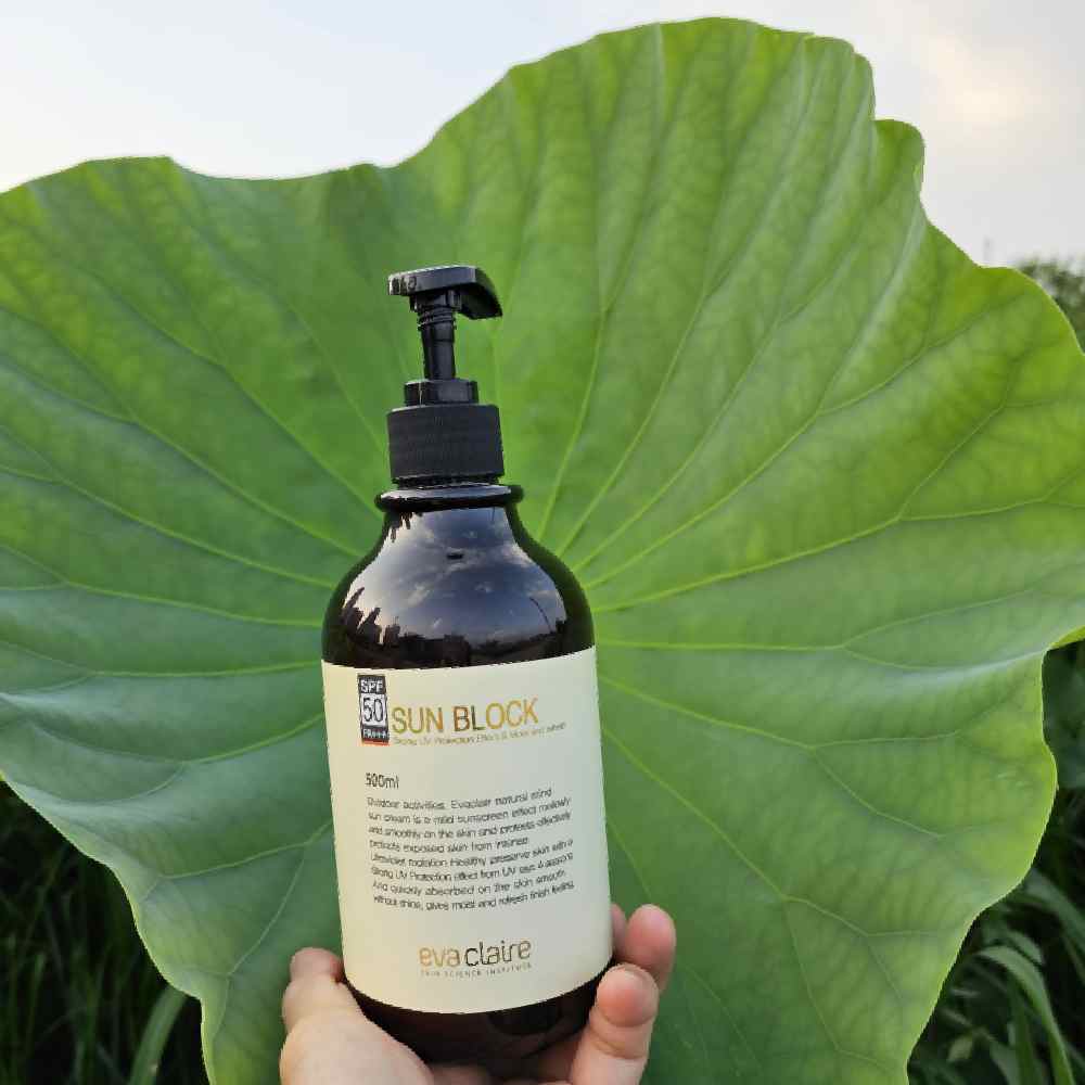 에바끌레르 골프전용 자외선차단 내추럴선크림 500ml SPF50+ 이미지 8