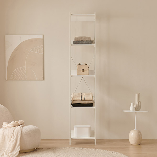 [삼익가구]에린 철제 드레스룸 시스템 옷장 400 5단 선반장