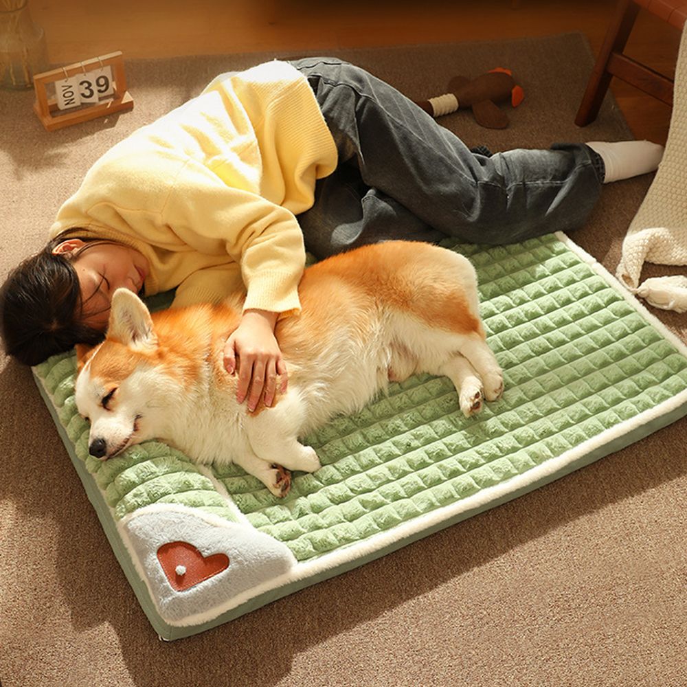 강아지 온열 매트 고양이 애견 베게 겨울 방석 침대 L - 상세 이미지 5