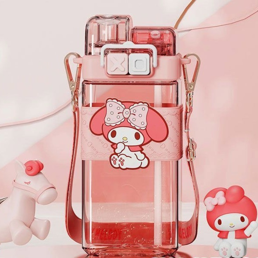산리오 캐릭터 물병 귀여운 어린이집 어린이 유치원 초등 학생 키즈 빨대 물통 520ml - 상세 이미지 2