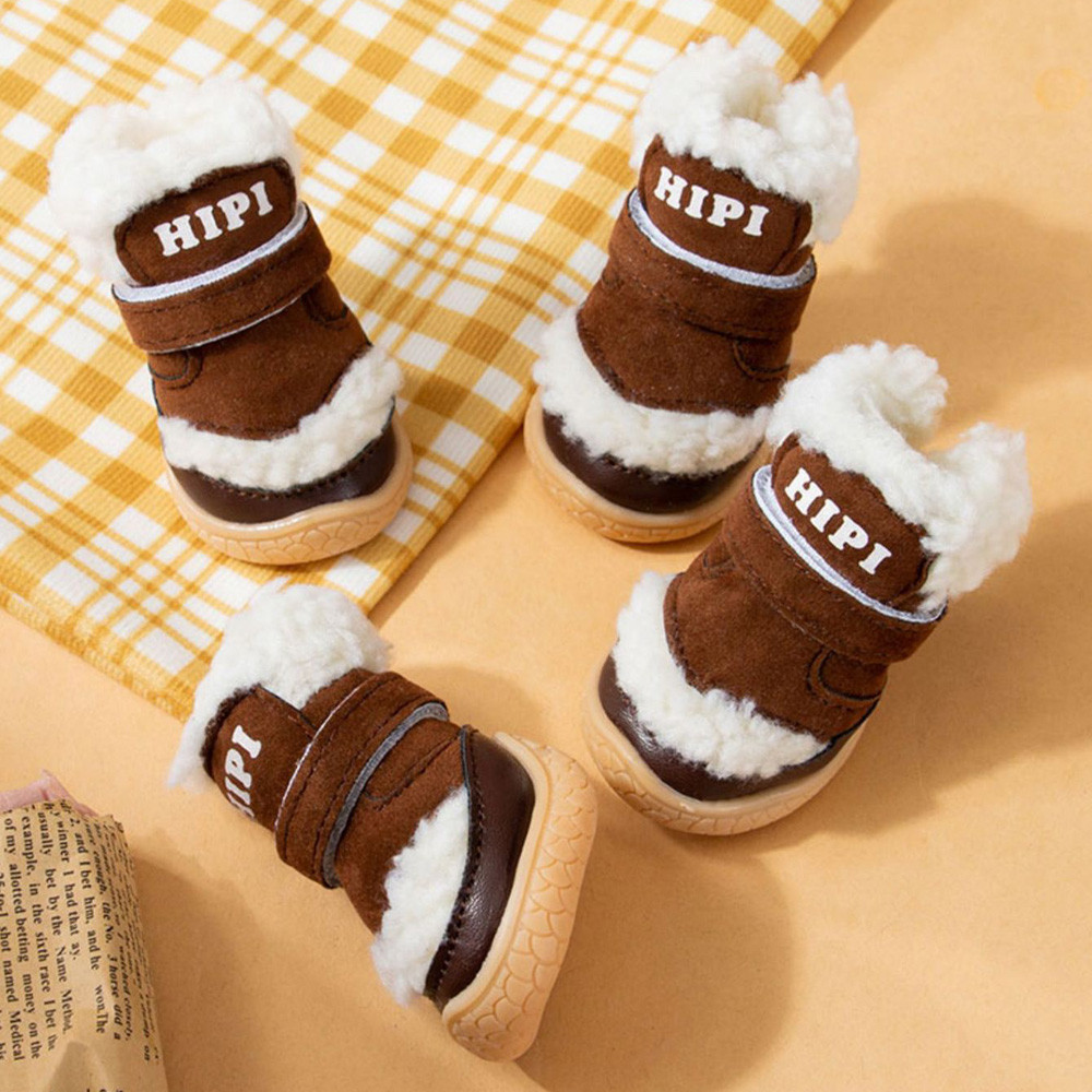 포근 양털 부츠 강아지 신발 애견 방수 신발 슈즈 양말