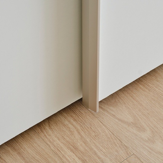 한샘 바이엘 슬라이딩 붙박이장 화이트 행거형 250~260cm