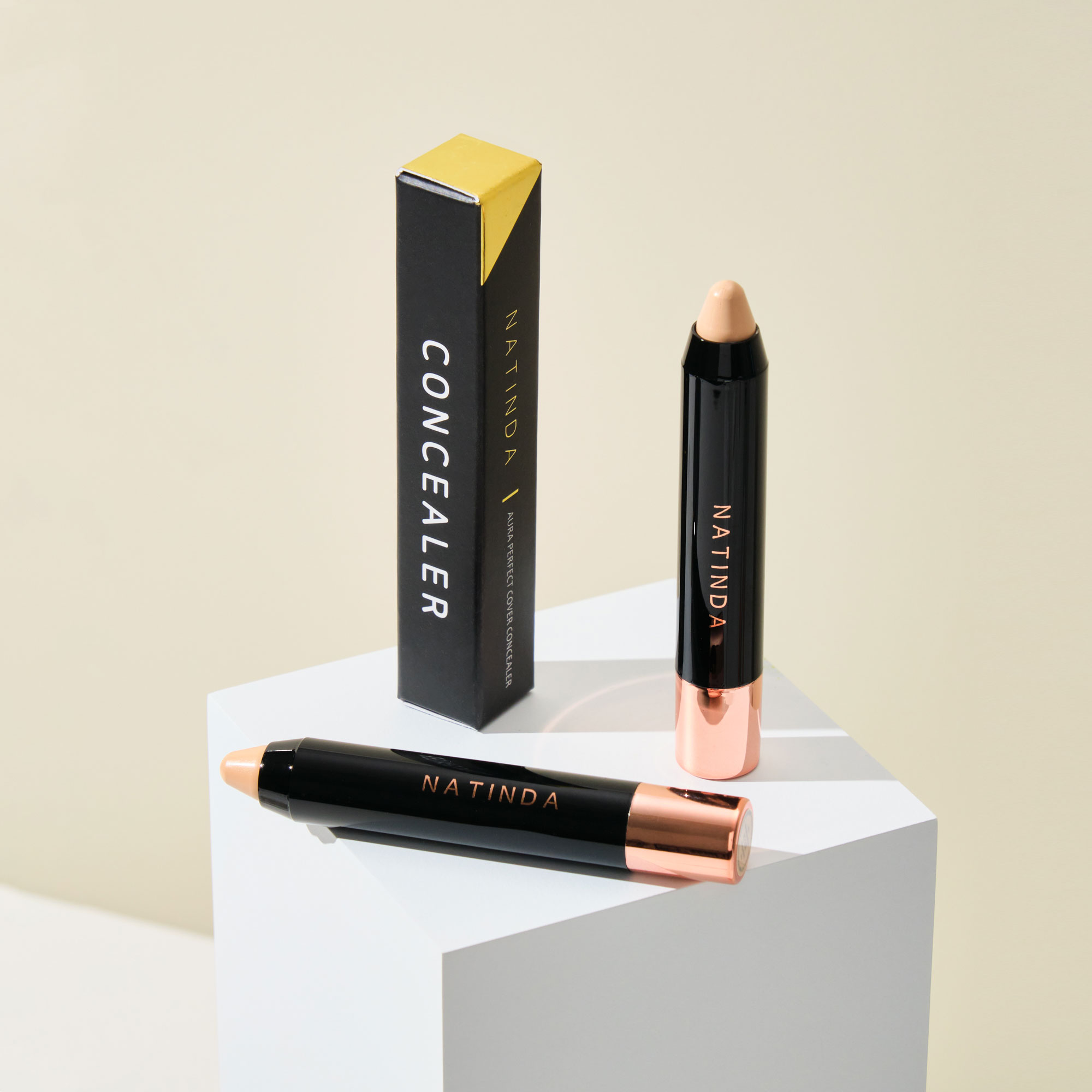 나틴다 아우라 퍼펙트 커버 컨실러 3.5g 잡티 모공 점 커버 스틱 크림 컨실러 이미지 4