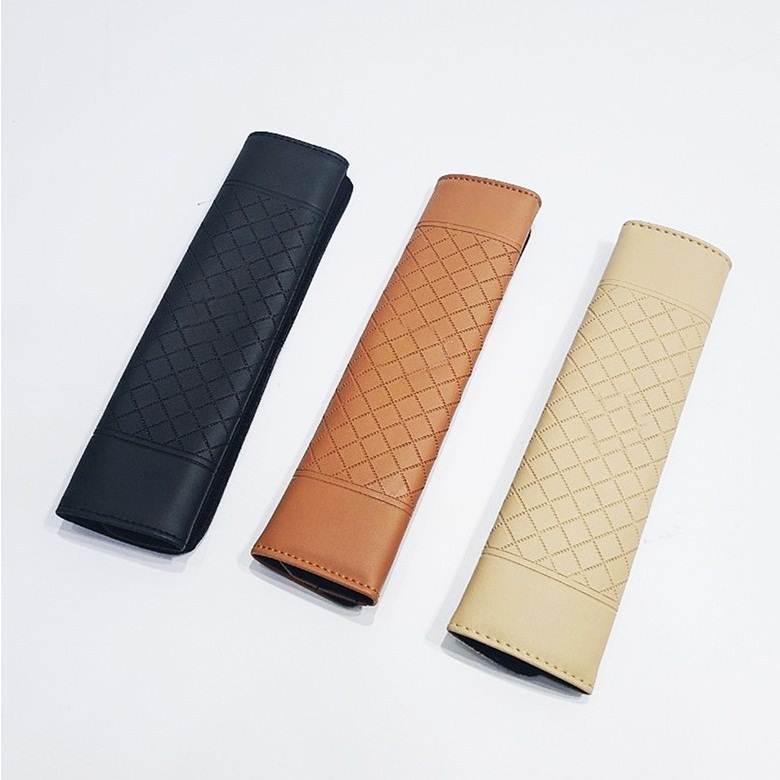 자동차 차량용 안전벨트 가죽 커버 쿠션 벤츠 BMW 제네시스 아우디 1P