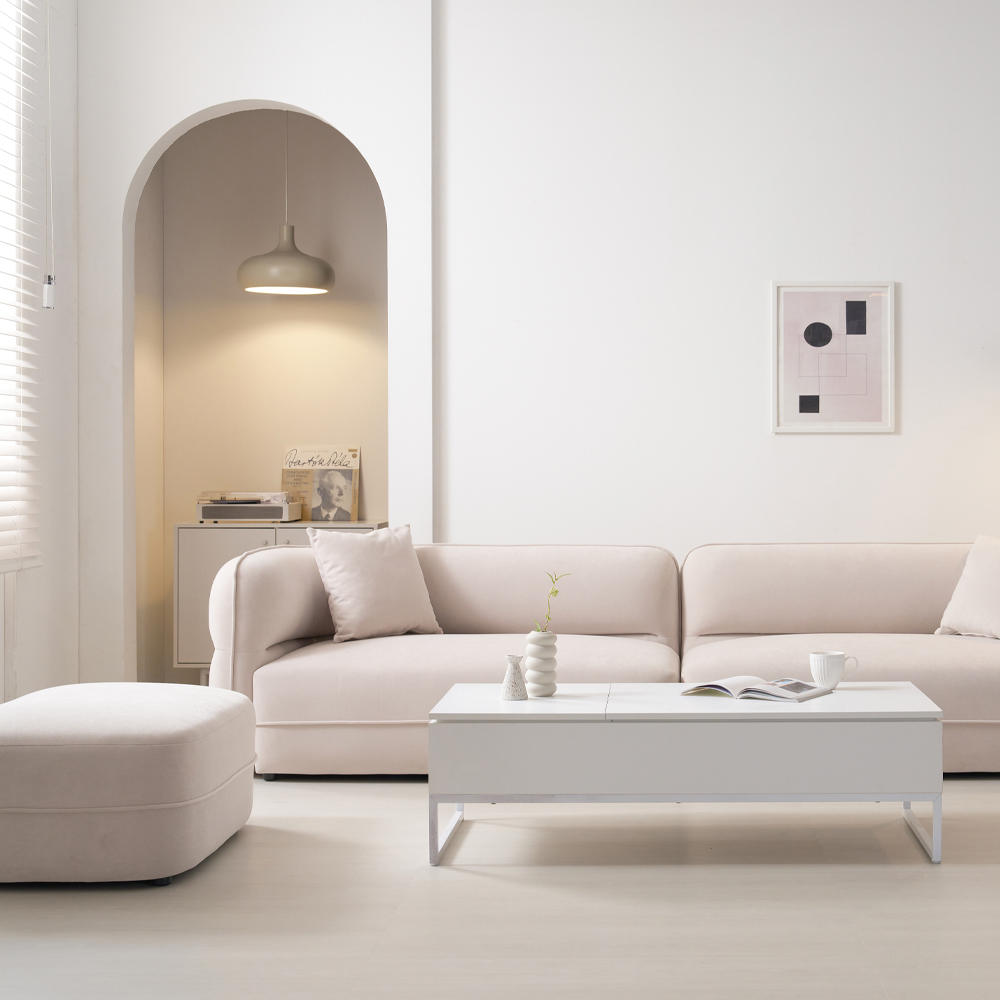 서광퍼니처 루시 아쿠아텍스 패브릭 4인소파 jf2