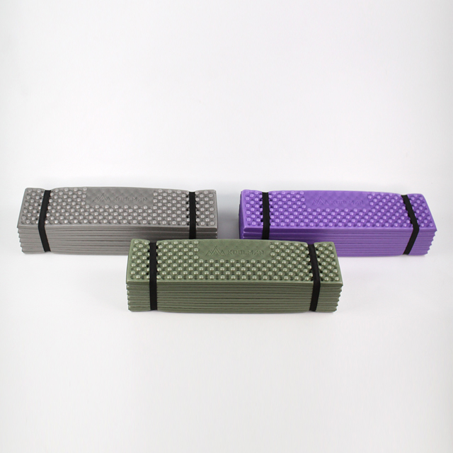 KOOLMAN 쿨맨 백패킹 발포 캠핑 매트 수납 파우치 포함 1인용, 2cm, 퍼플