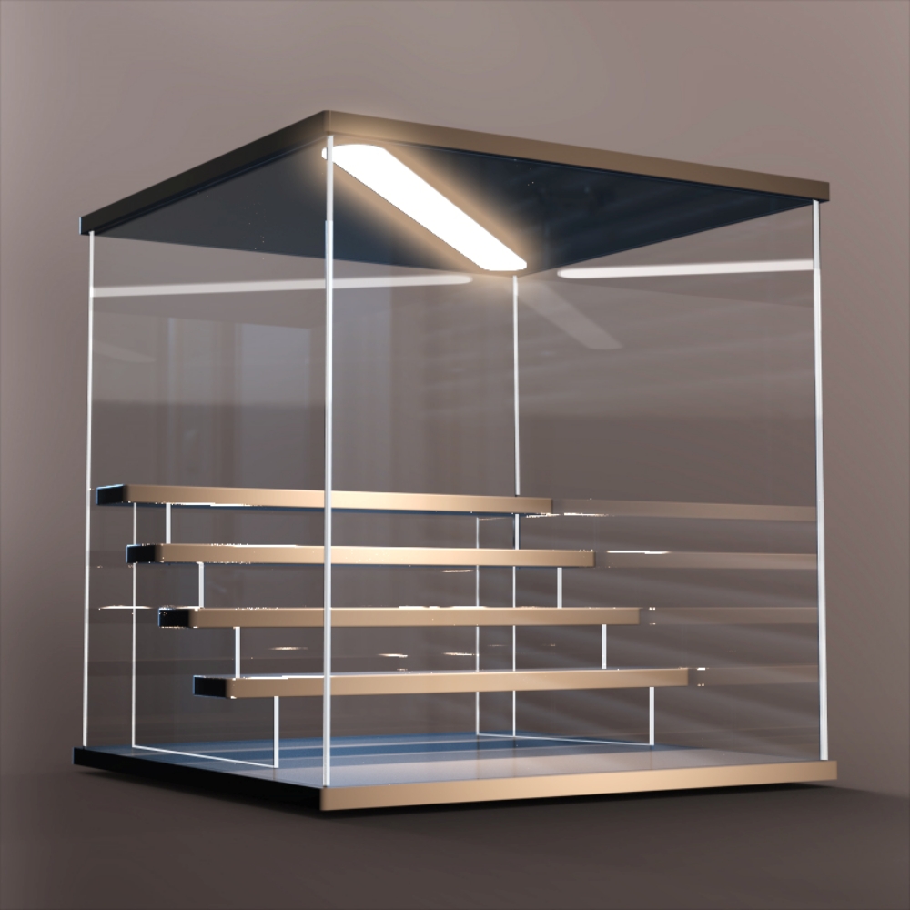 미니 피규어장식장 아크릴케이스 인형전시함 피규어진열장 전시장 가챠 피규어전시 블랙3단