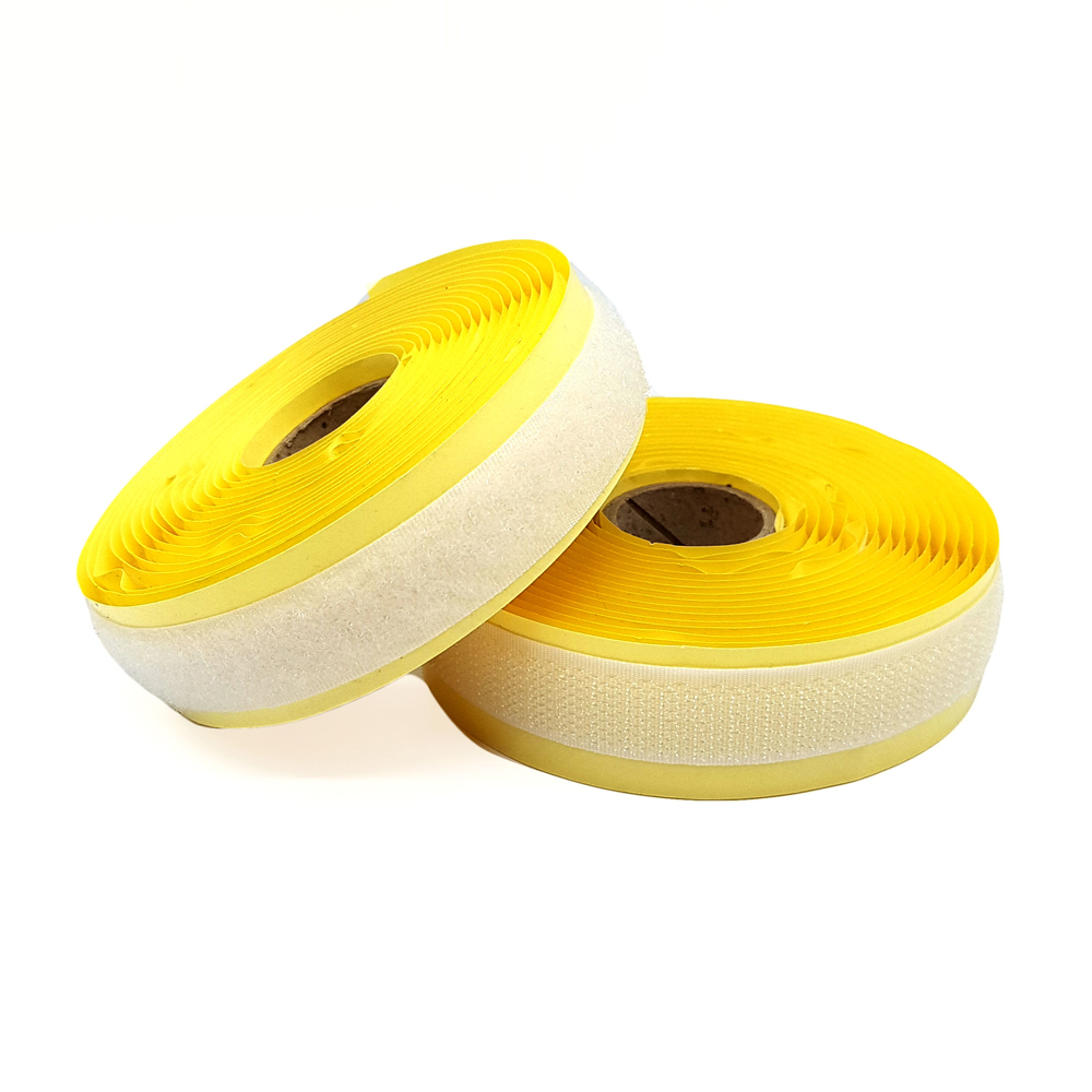 폭 1.5cm 국산 강력 접착벨크로 찍찍이 양면테이프 흰색 까슬이 보슬이 1미터씩 세트 제품 이미지