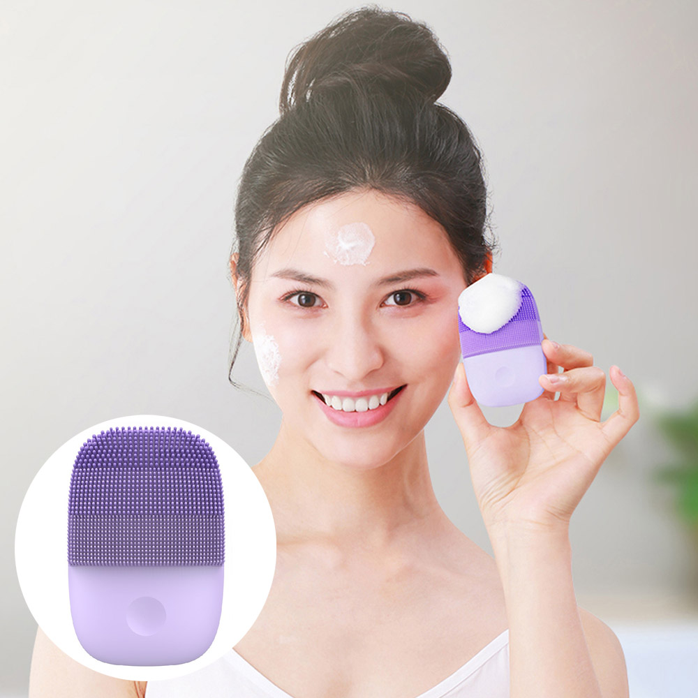 샤오미 인페이스 진동 마사지기 딥클렌저 세안기 퍼플 제품 이미지