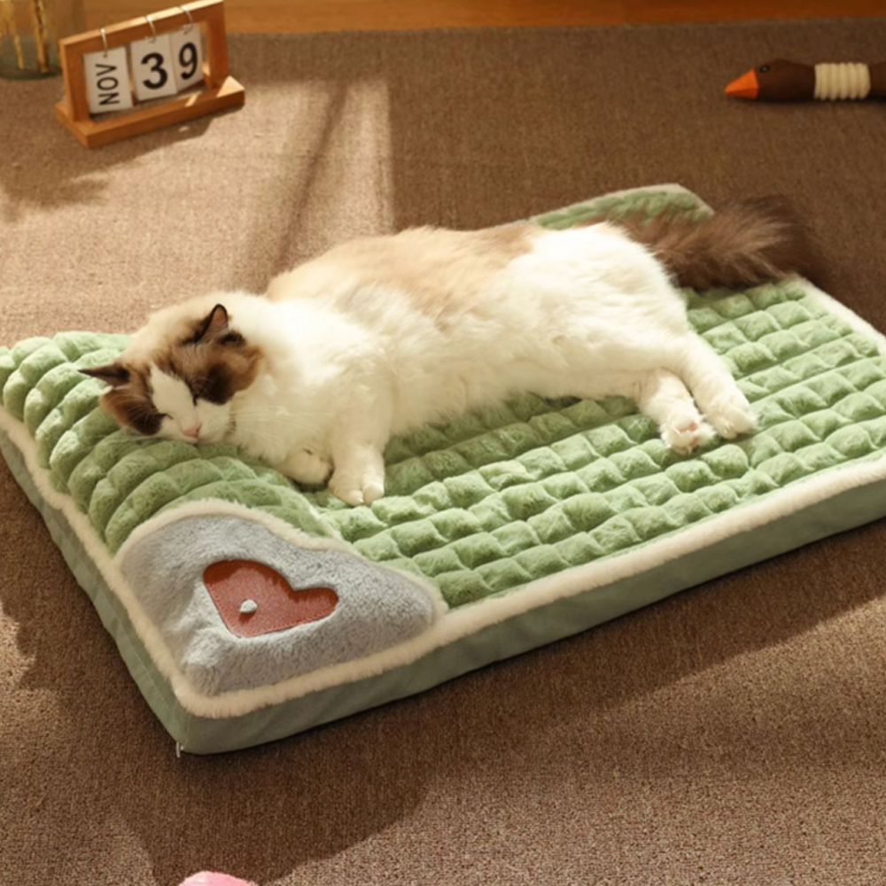 강아지 온열 매트 고양이 애견 베게 겨울 방석 침대 L - 상세 이미지 4