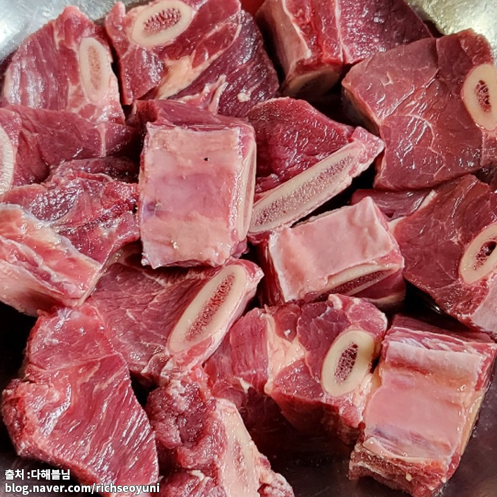 바라던 건강한 초저지방 소갈비 찜 1kg 찜갈비 목초육 소고기 - 상세 이미지 3