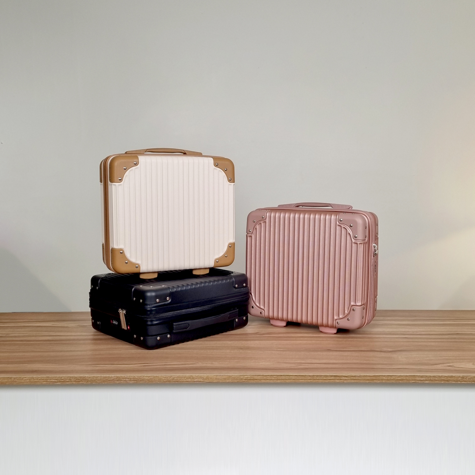 늘바론 미니 캐리어 예쁜 여행 가방 캠핑 소형 기내용 서머 레디백 14