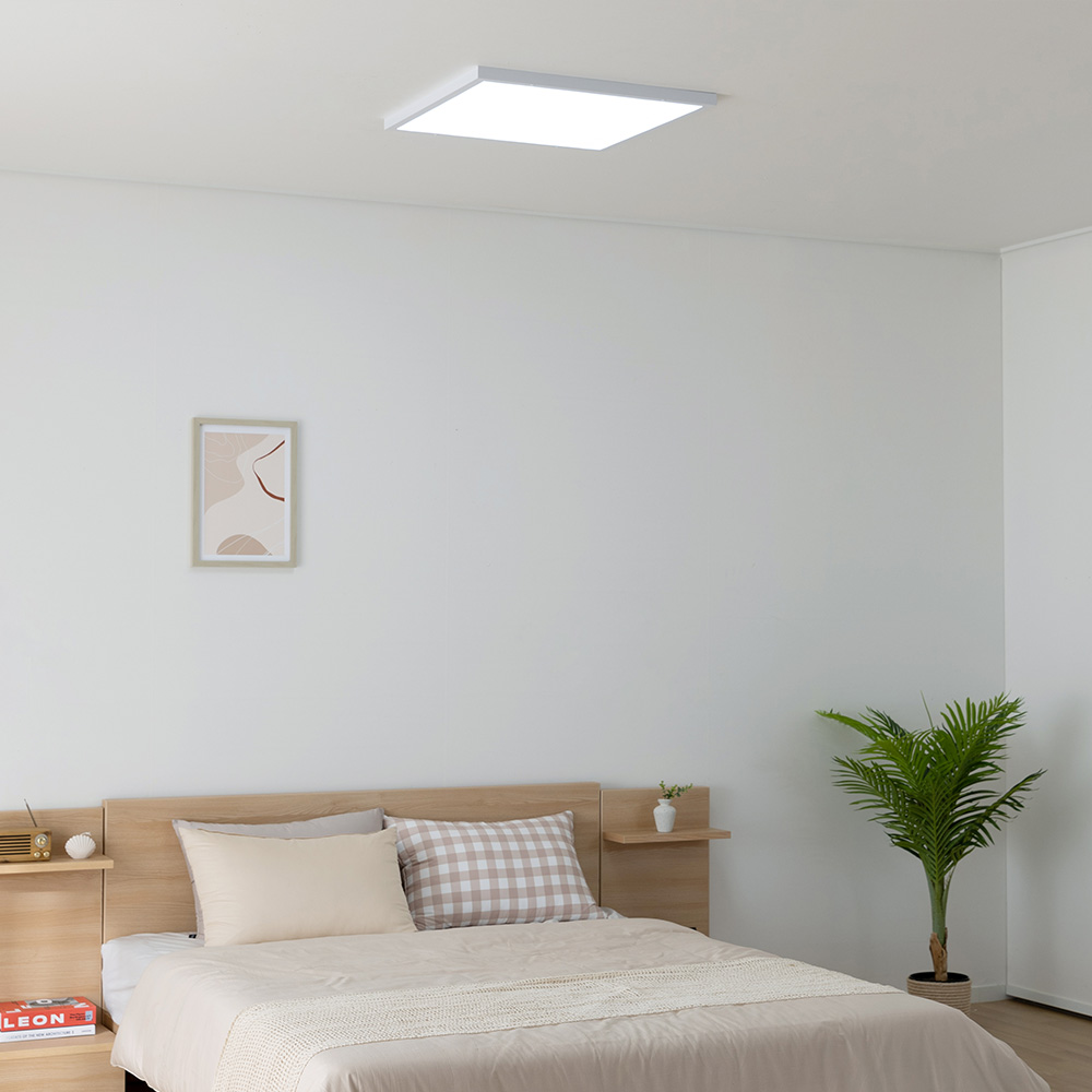 LED등 LED방등 스마트 IoT조명 직하 엣지등 사각 60W 리모컨 안방 천장 거실 - 상세 이미지 3