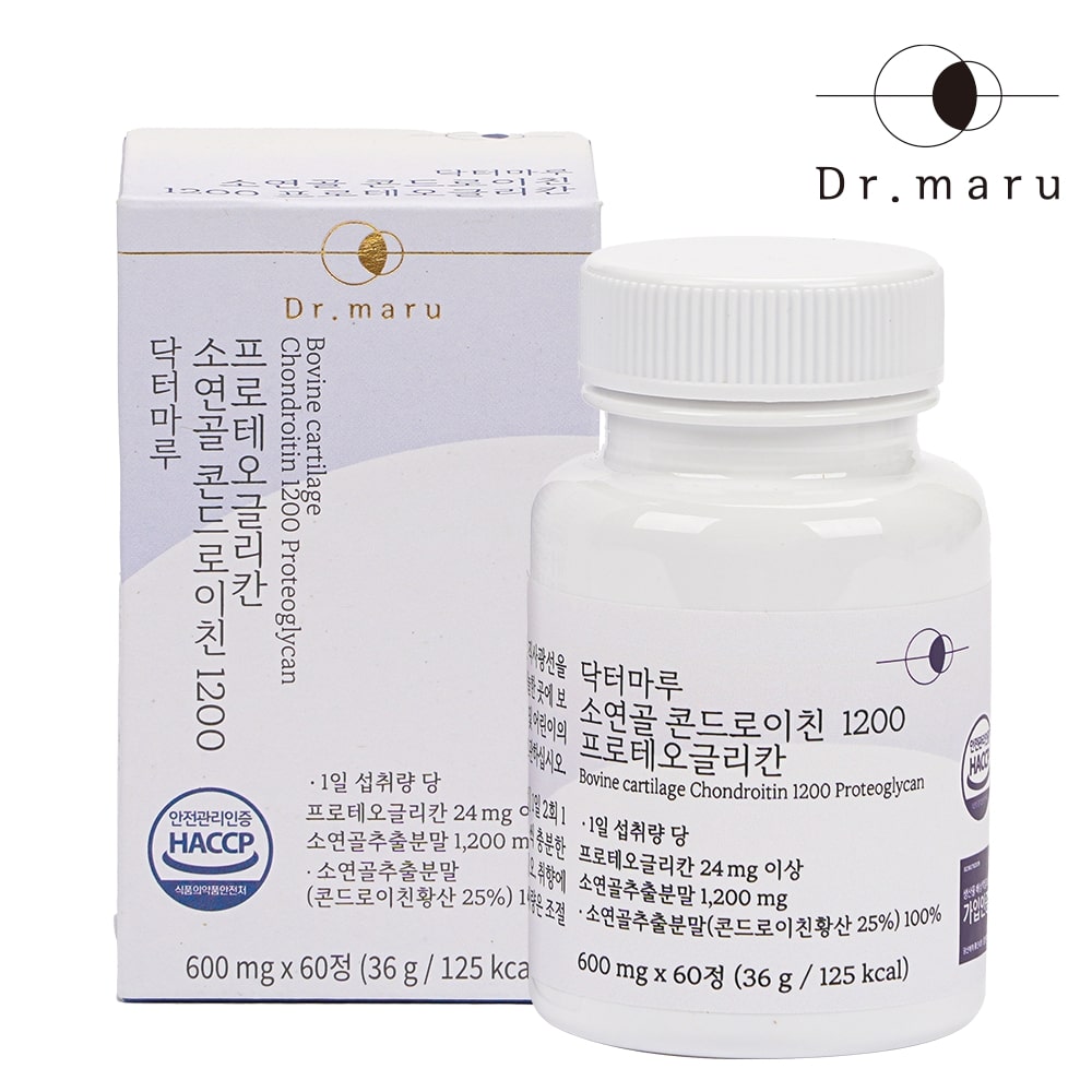 콘드로이친 1200 프로테오글리칸 소연골 닥터마루 600mg x 60정 - 상품 이미지