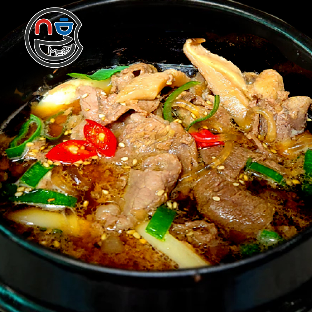 이조푸드 뚝배기불고기 400g 양념 소불고기 버섯 당면 떡이 들어간 전골 뚝불 밀키트