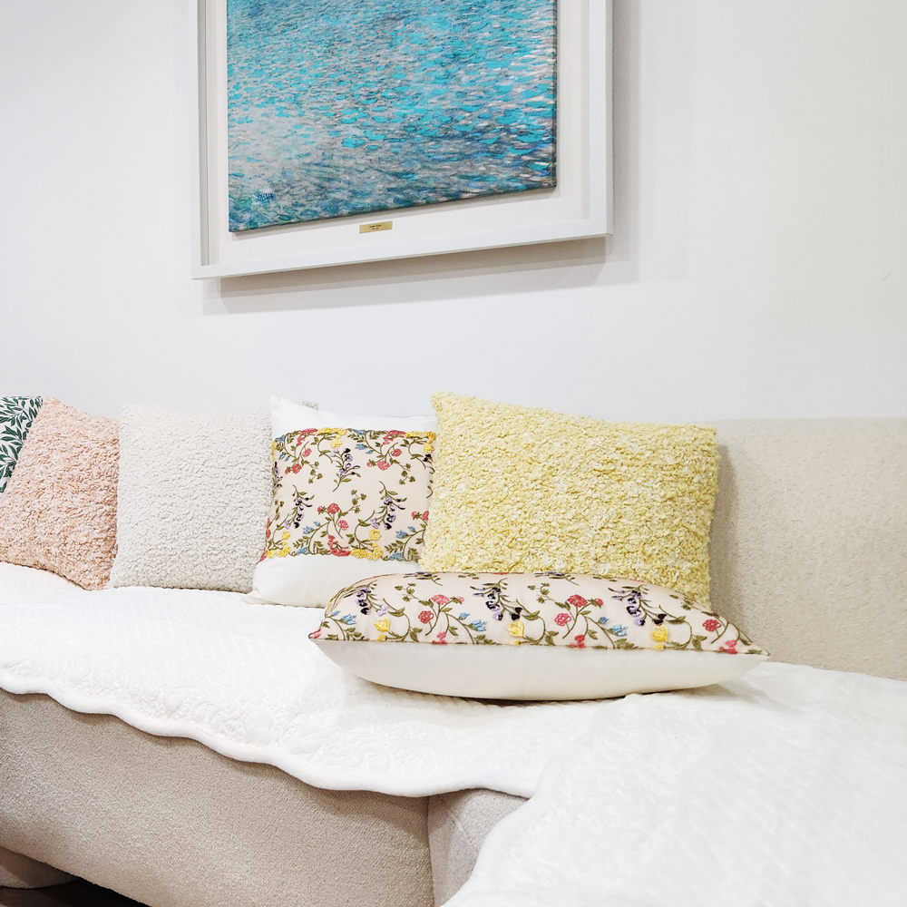 마벨로제 린다 겨울용 극세사 밍크 보아 쇼파패드 소파매트 2인