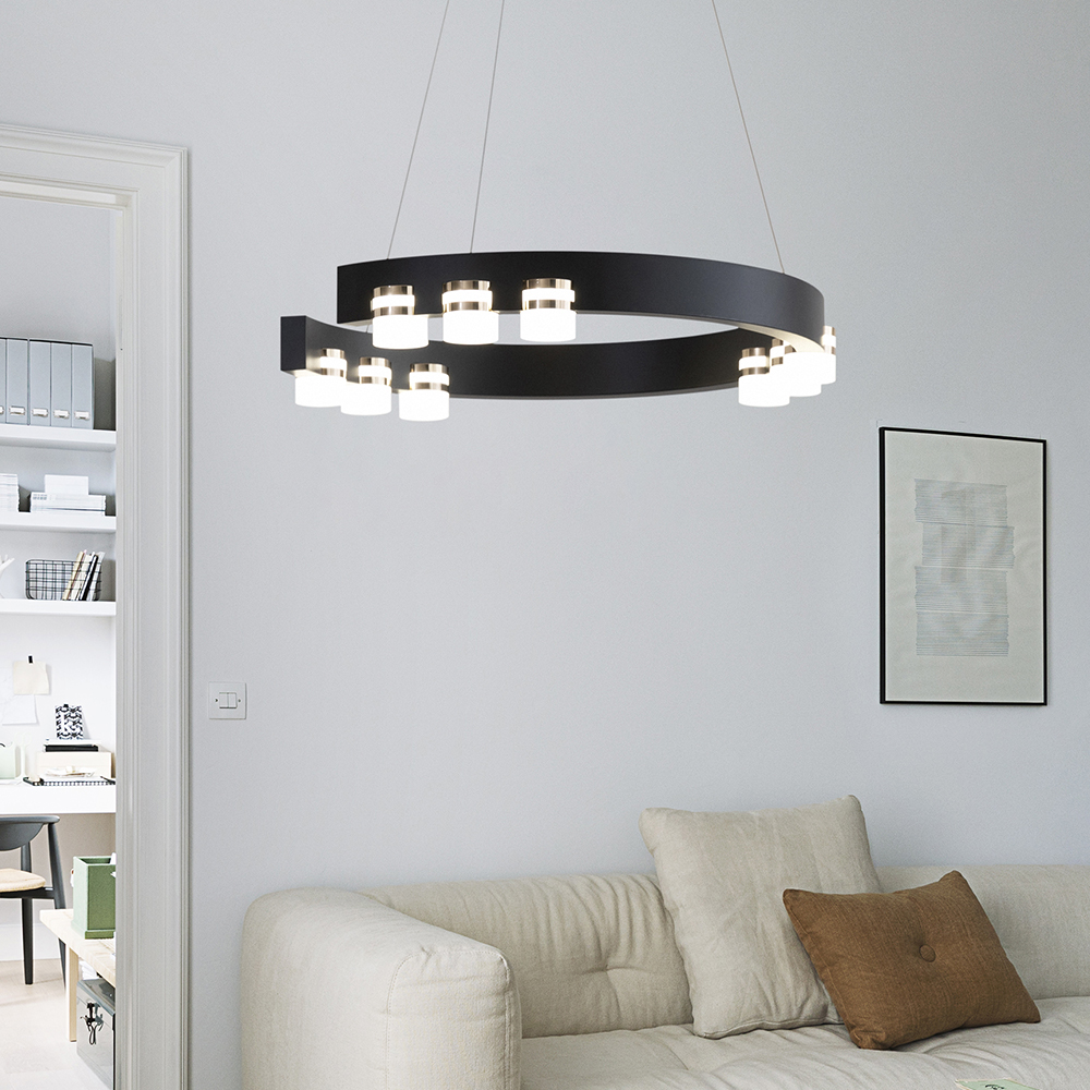 LED 식탁등 펜던트 조명 로레타 원형 30W 2color 천장 주방 카페 인테리어 - 상세 이미지 2