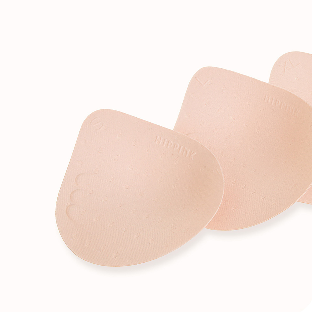 힙핑크 가슴뽕 볼륨업 왕뽕 패드 볼륨 2CM 심리스 브라캡 젤리 라텍스폼 브라패드 - 상세 이미지 2