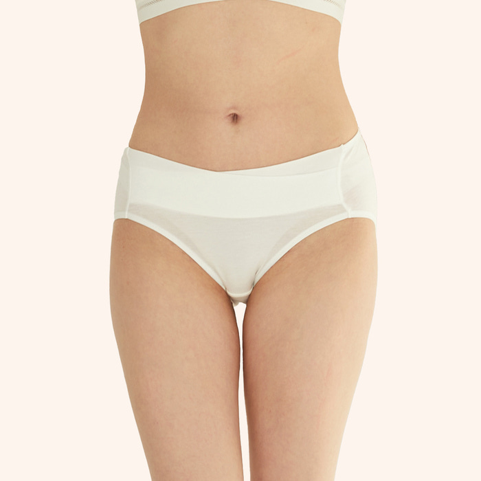 임산부속옷 랩 텐셀 V랩밴딩 임산부 팬티 빅사이즈 - 상세 이미지 3