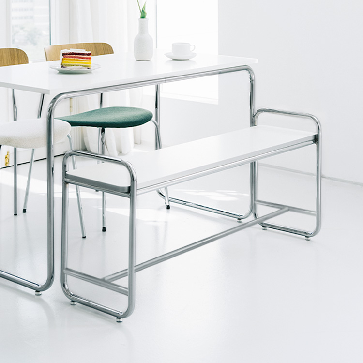 e스마트 도로시 식탁의자 2인용 벤치식탁의자 1100