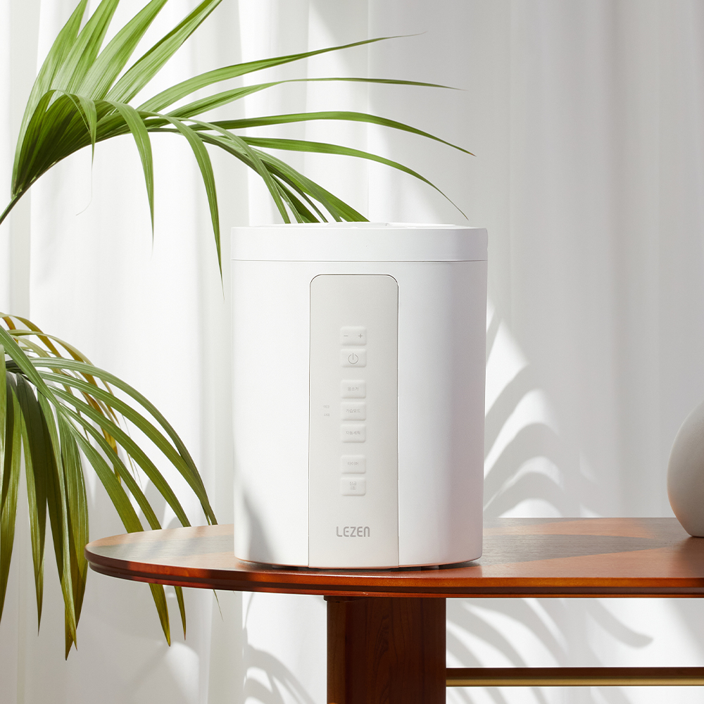 르젠 퓨어브리즈 3L 대용량 저전력 스팀 살균 세척간편 신생아 아기 가정용 사무실 깨끗한 가열식가습기