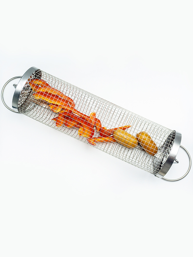 캠핑 바베큐그릴 원통그릴 1+1 화로구이 숯불 다회용 원형 가정용 야외용 삼겹살 BBQ