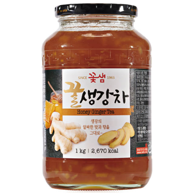 꽃샘 액상차 꿀생강차 1kg - 상품 이미지