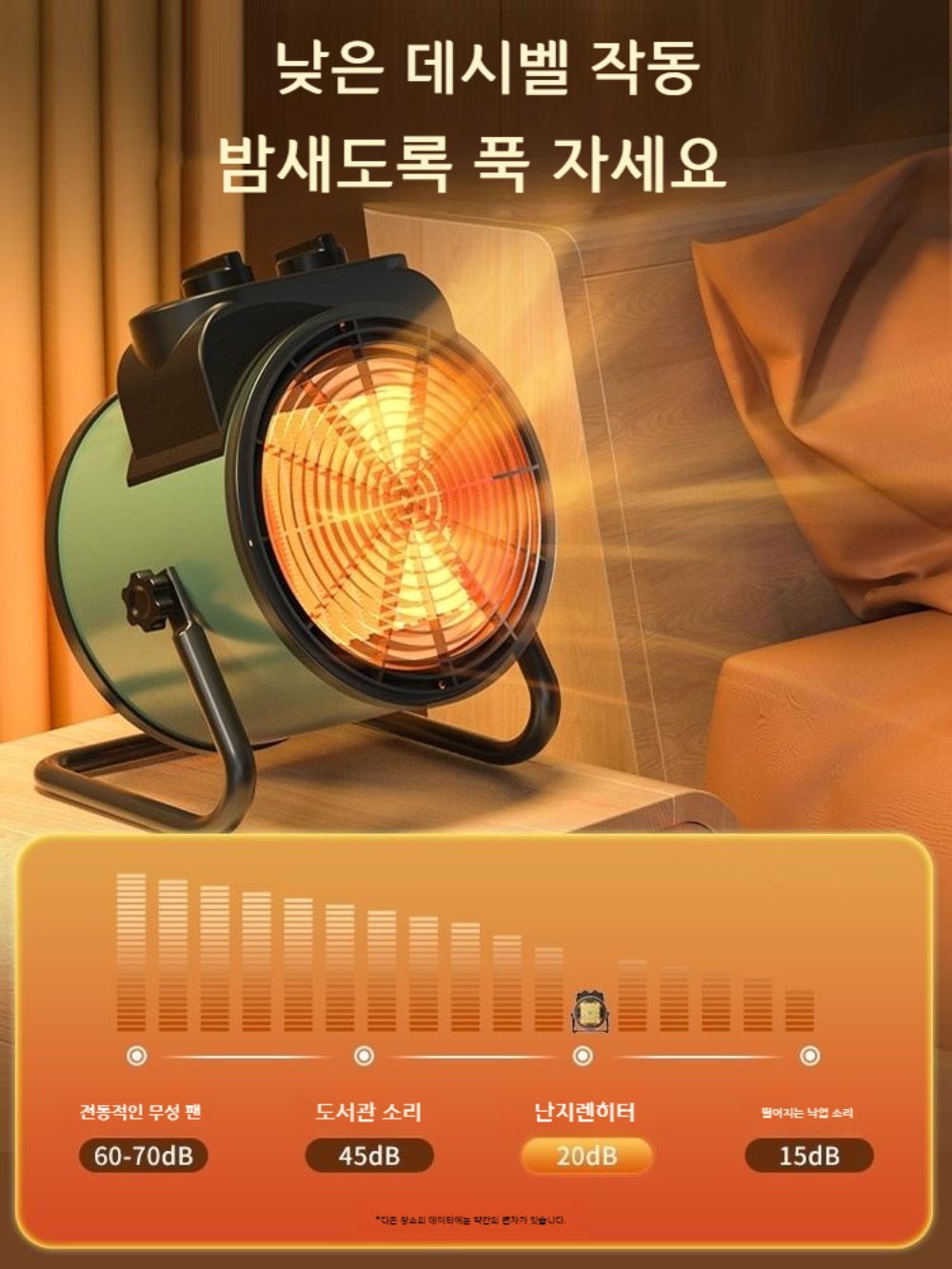 마카롱히터 마카롱온풍기 가정용 캠핑온풍기 히터 사무실 이미지 3