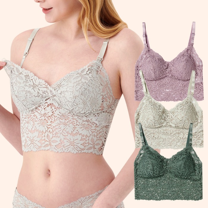 수유브라 원터치 블라썸 수유 브라렛 임산부 브라탑 - 상품 이미지