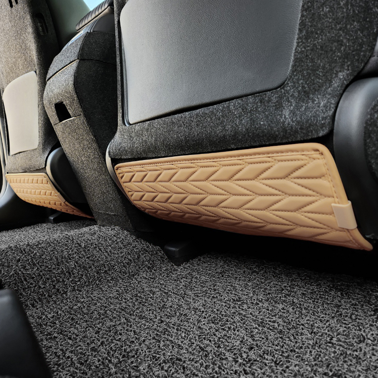 카프트 디 올 뉴 싼타페 MX5 가죽 시트백 언더커버 킥매트 용품 2P