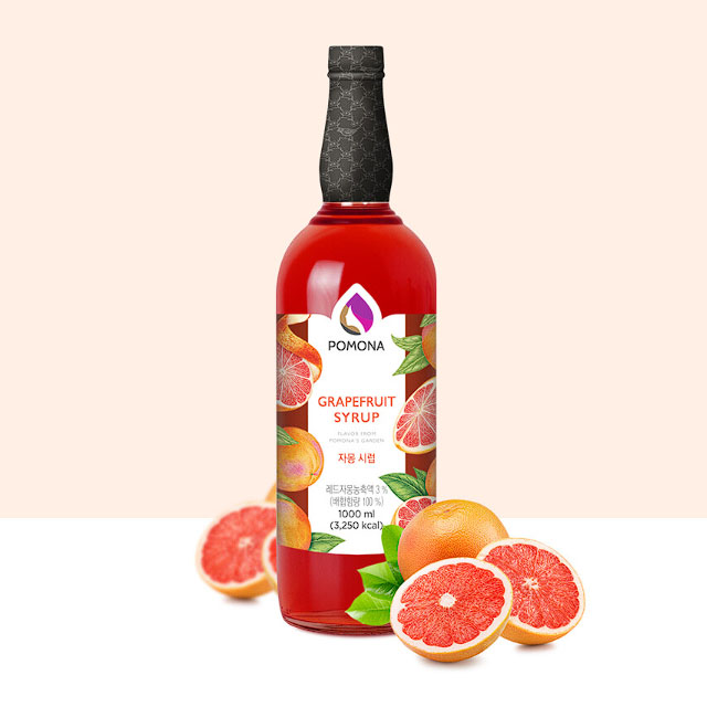 포모나 자몽시럽 자몽에이드 1000ml - 상품 이미지