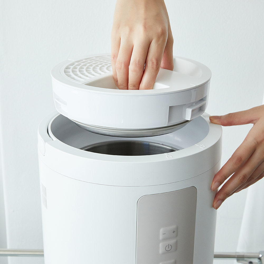 [25년형] 르젠 퓨어브리즈 3L 대용량 저소음 스팀 완벽살균 스테인리스 세척간편 신생아 아기 사무실 가열식가습기