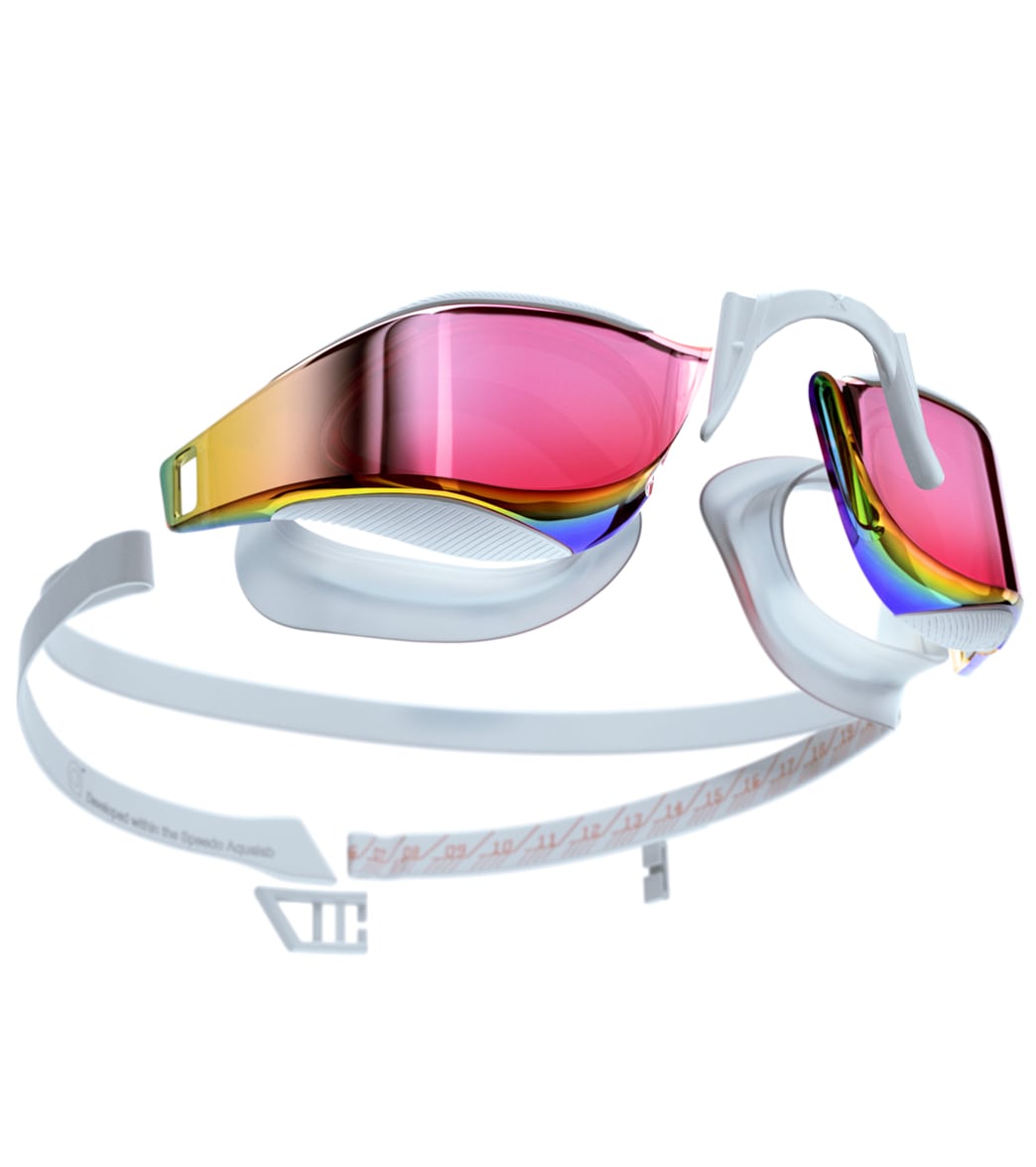 스피도 패스트스킨 하이퍼 엘리트 고글 수경 White/Oxid Grey/Rose Gold - 상세 이미지 2