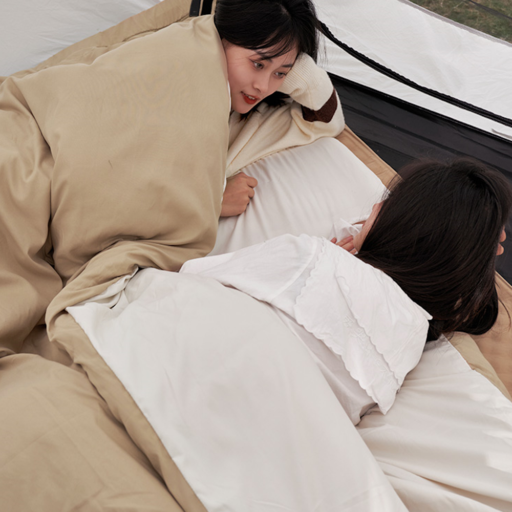 캠핑 코튼 침낭 이불 동계 겨울 사계절 커버 분리 3.5kg