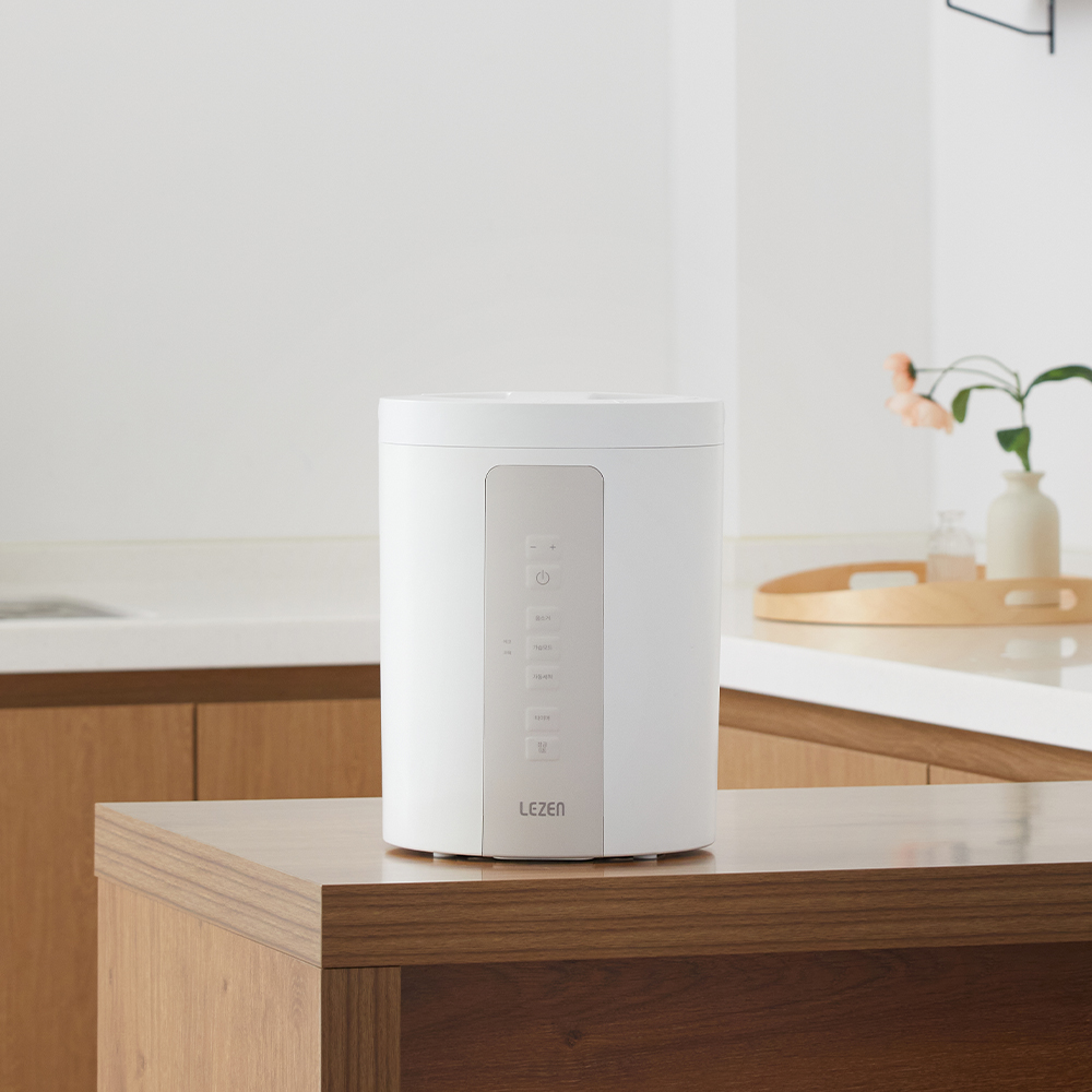 [25년형] 르젠 퓨어브리즈 3L 대용량 저소음 스팀 완벽살균 스테인리스 세척간편 신생아 아기 사무실 가열식가습기