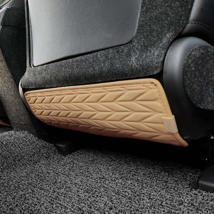 카프트 디 올 뉴 싼타페 MX5 가죽 시트백 언더커버 킥매트 용품 2P