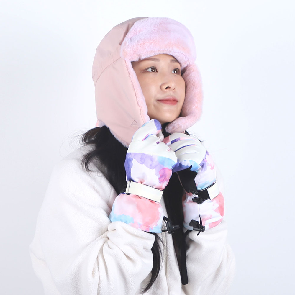 방한모자 군밤 트루퍼햇 겨울모자 털 귀도리 귀달이 이어머프 캠핑 스키장 트래퍼