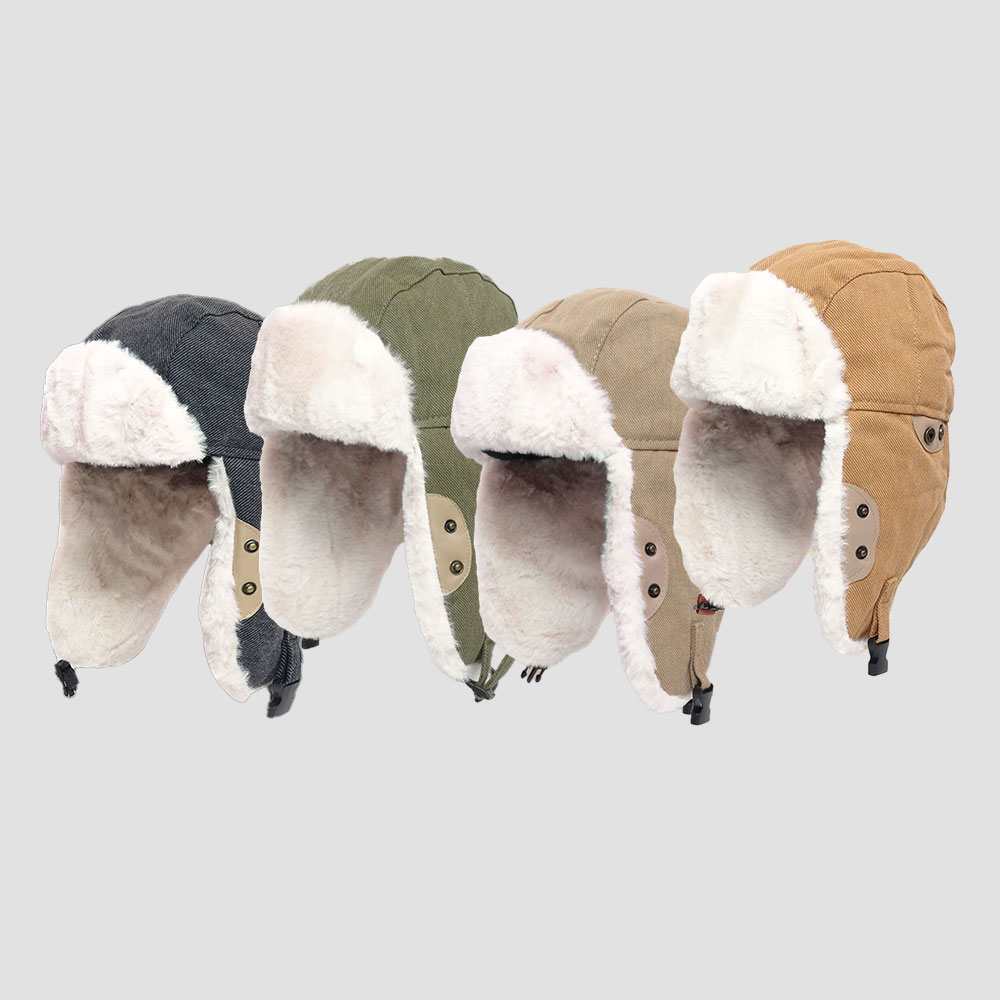 방한모자 군밤 트루퍼햇 겨울모자 털 귀도리 귀달이 이어머프 캠핑 스키장 트래퍼