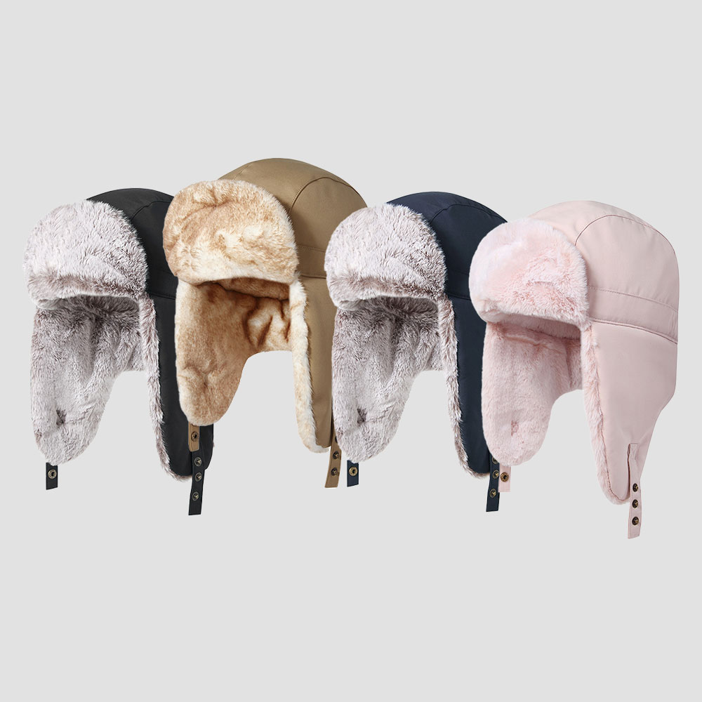 방한모자 군밤 트루퍼햇 겨울모자 털 귀도리 귀달이 이어머프 캠핑 스키장 트래퍼