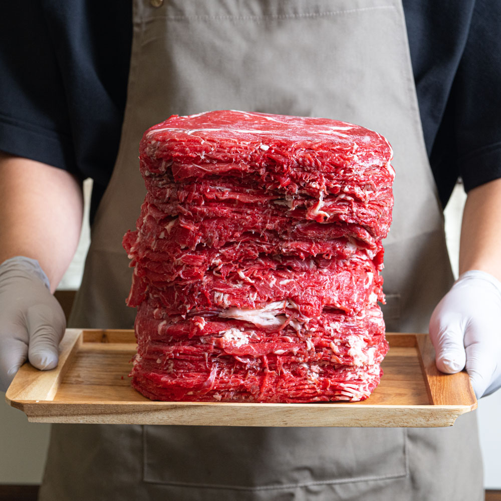 도매/식당/업소용 국내산 대용량 소 불고기 5kg(소고기요리 냉동) - 상품 이미지