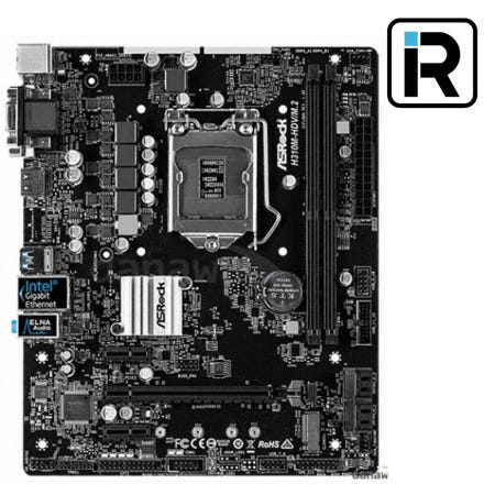 애즈락 [중고]H310M-HDV M.2 소켓1151v2 DDR4 애즈락 메인보드