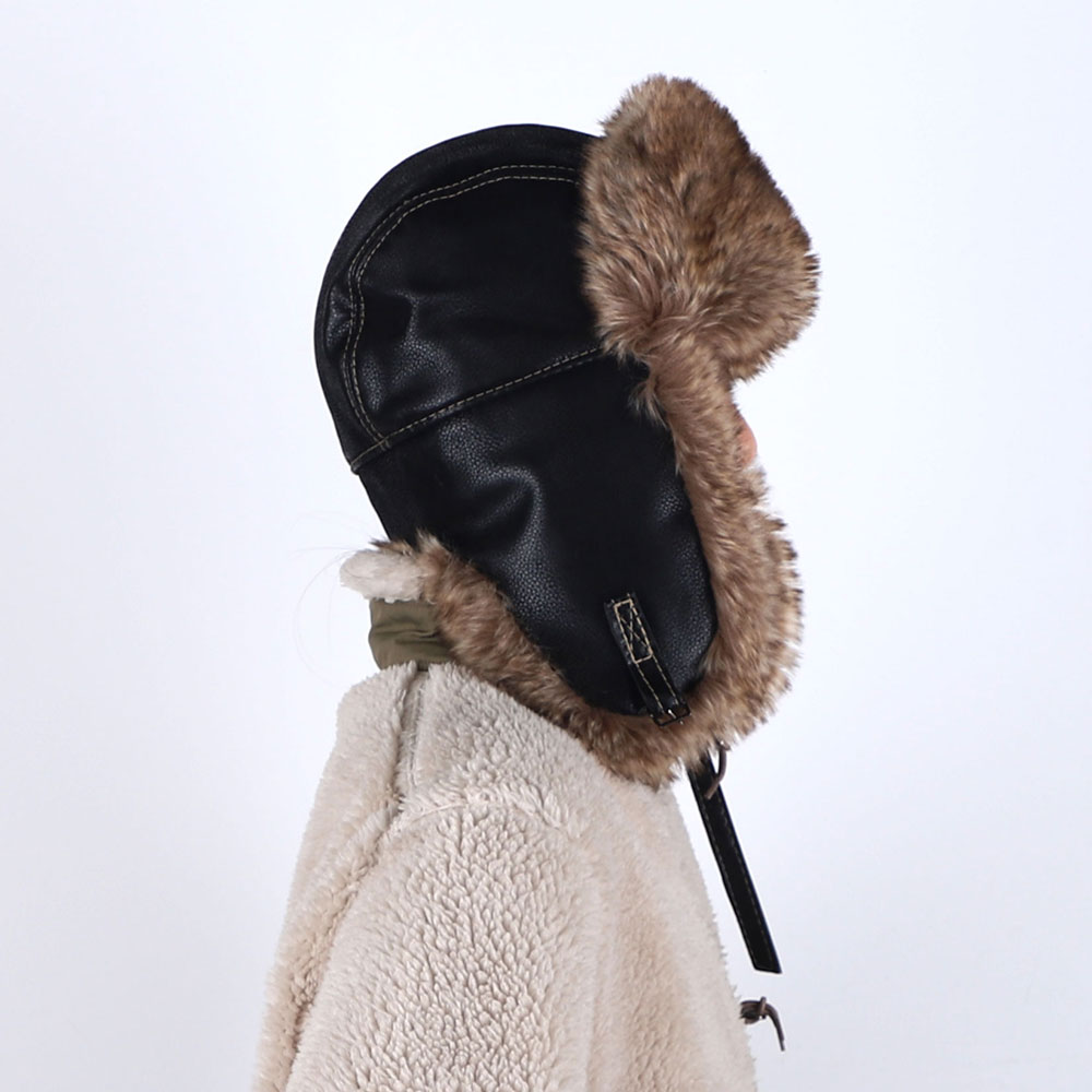 방한모자 군밤 트루퍼햇 겨울모자 털 귀도리 귀달이 이어머프 캠핑 스키장 트래퍼