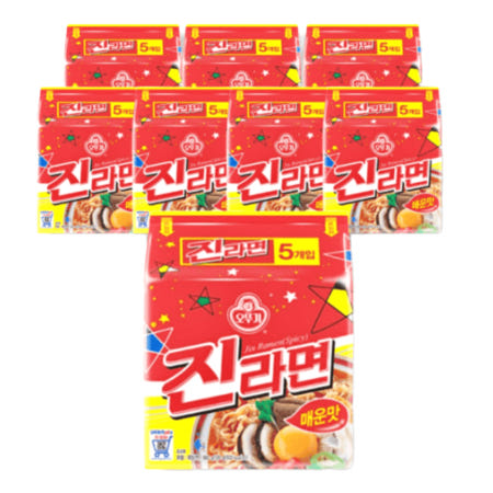 [이사장몰 협력업체]오뚜기 진라면 매운맛 40봉 1박스 대용량
