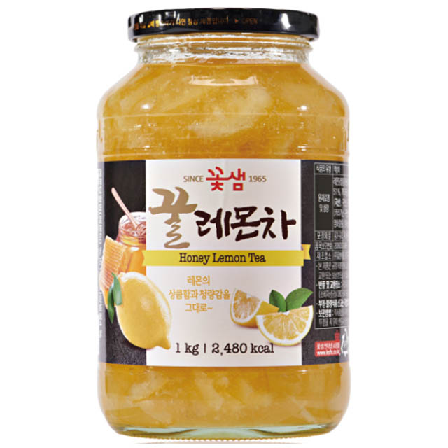 꽃샘 액상차 꿀레몬차 1kg 레몬에이드 - 상품 이미지